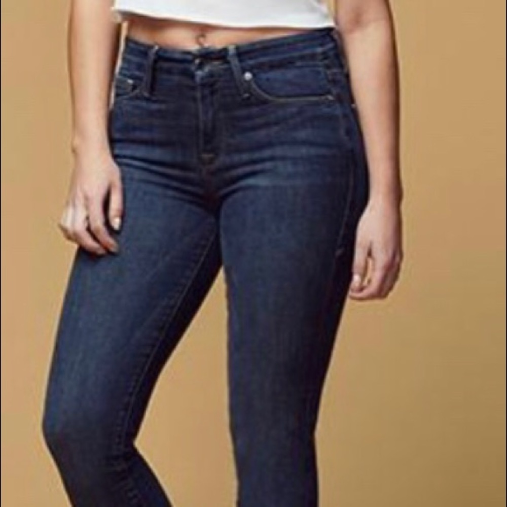 Good American high rise skinny jeans